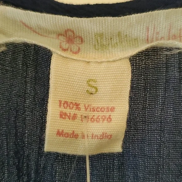 NWT - Shrinking Violet BoHo Embroidery racerback Top  - Size Small - Picture 5 of 6